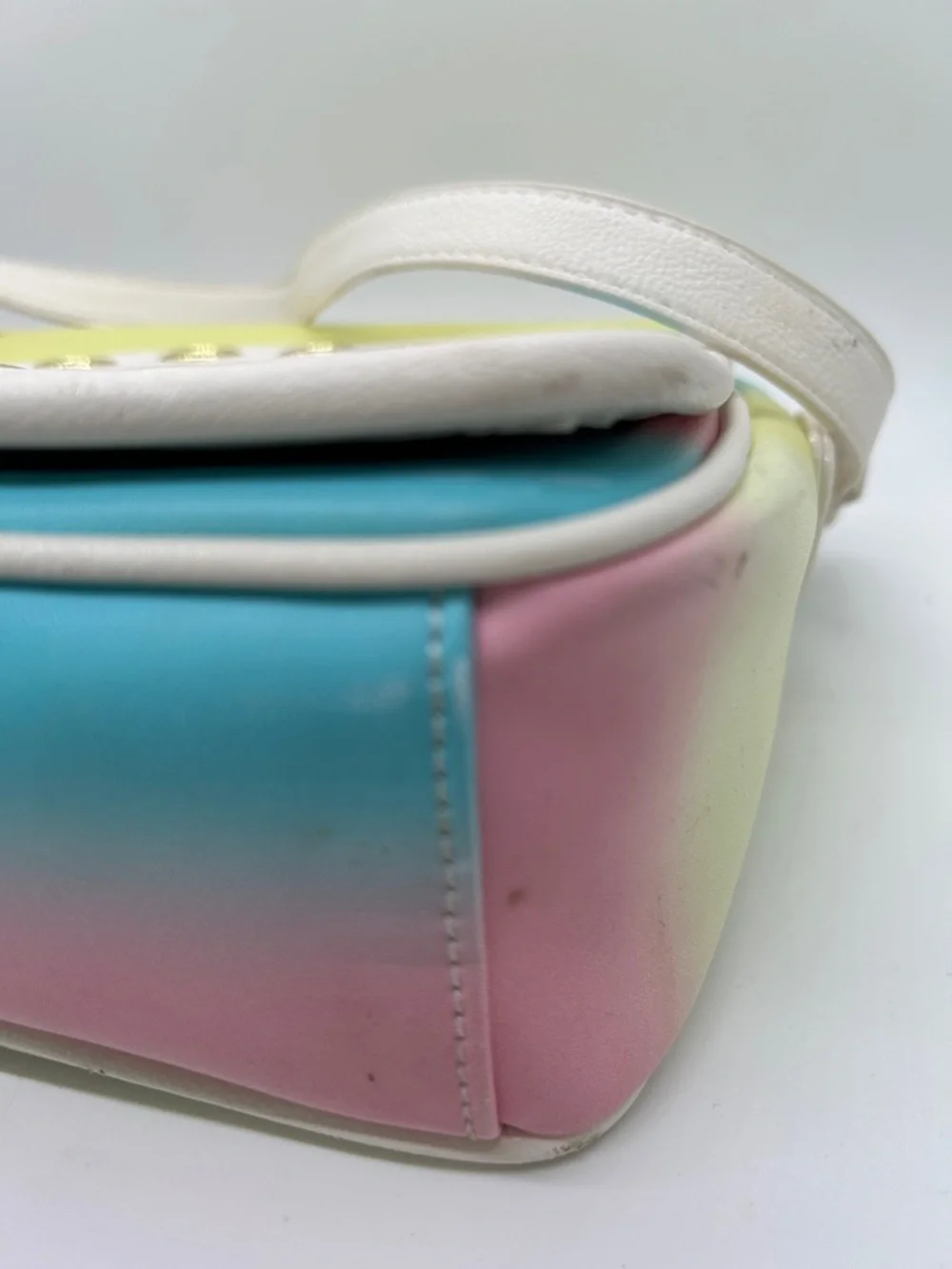 Betsey Johnson Cute Whimsical Pastel Rotary Dial Leather Crossbody Bag Purse 🌸🌸 - Picture 10 of 12
